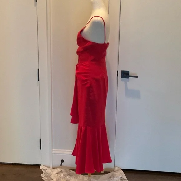 PatBO Striking Red Midi Dress - Picture 2 of 5